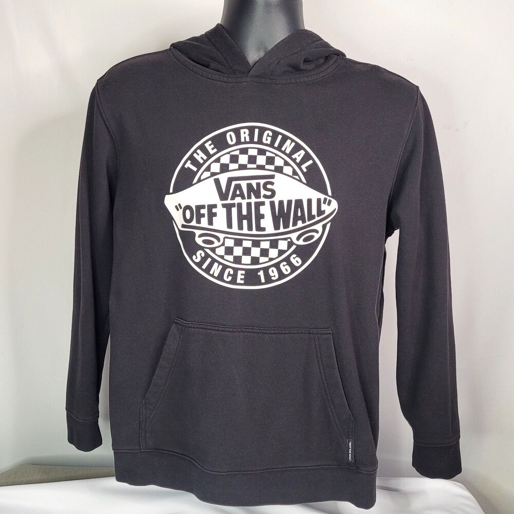 VANS Boys XL Black Off The Wall Hoodie